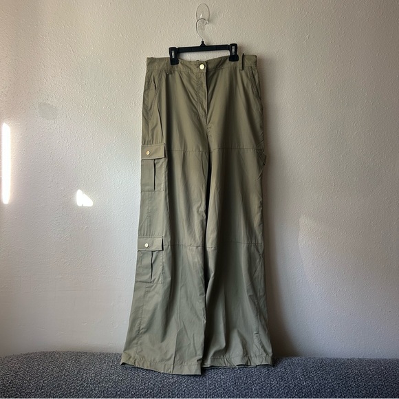 Sandro Popeye Wide Leg Cargo Pants - Picture 6 of 12